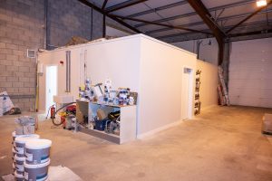 storage solution inside of building