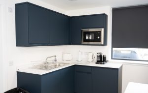 new office kitchen installed from Howdens 